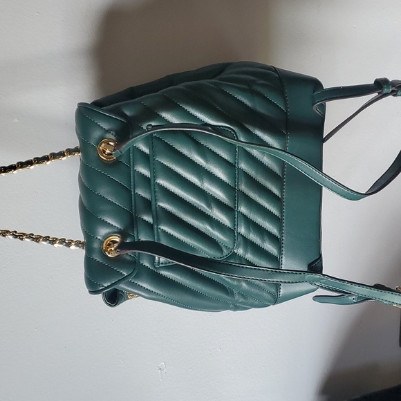 Authentic MK Emerald green Michael Kors backpack - Picture 3 of 6